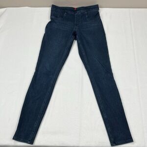 Spanx Jeans Womens Small Blue Denim Flat Front Skinny Leg‎